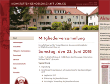 Tablet Screenshot of heimstaetten-jena-eg.de